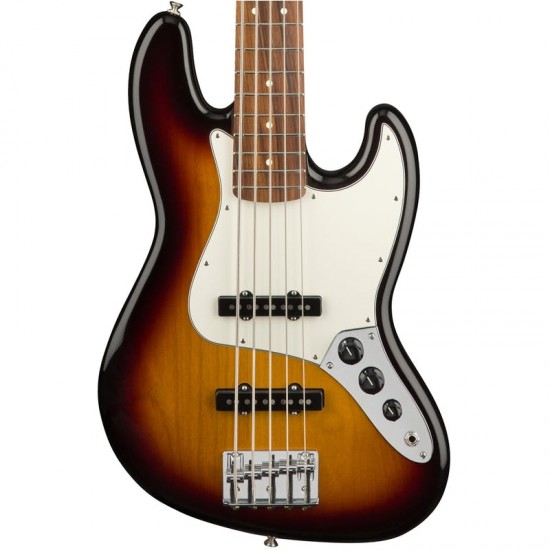 Fender 0149953500 Player Jazz Bass V - 3-Tone Sunburst with Pau Ferro Fingerboard