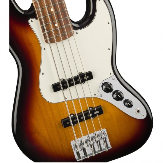 Fender 0149953500 Player Jazz Bass V - 3-Tone Sunburst with Pau Ferro Fingerboard