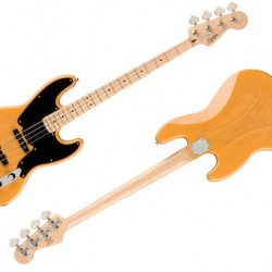 Fender 0377100550 Squier Paranormal Jazz Bass '54 Electric Bass - Butterscotch Blonde
