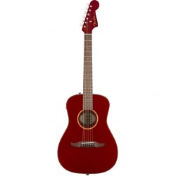 Fender California Classic Malibu Electro-Acoustic Guitar 0970922215 - Hot Rod Red Metallic