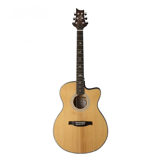 PRS SE Angelus A50E BG Acoustic-Electric Guitar, Natural Top With Black Gold Burst Back