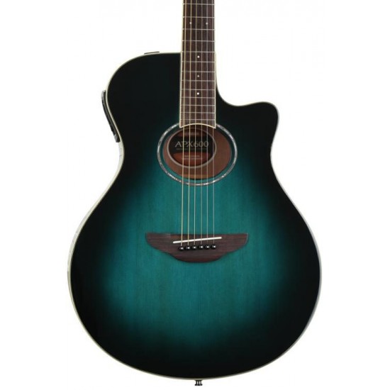 Yamaha APX600 Electric Acoustic Guitar - Oriental Blue Burst