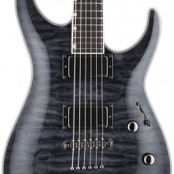 ESP LTD MH-1001NT Quilted Maple, See Thru Black Finish