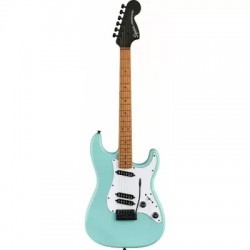 Fender 0370230504 Squier FSR Contemporary Stratocaster Special Roasted MN  Parchment Pickguard - Daphne Blue 