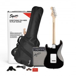 Fender Squier 0371823406 Electric Guitar Pack- Black