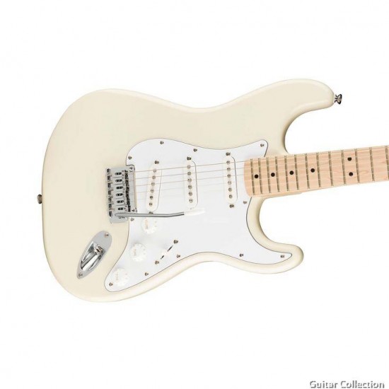 Fender Squier Affinity Stratocaster Electric Guitar in Olympic White
