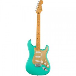 Fender 0379510549  Squier 40th Anniversary Stratocaster Electric Guitar, Vintage Edition - Satin Seafoam Green with Maple Fingerboard