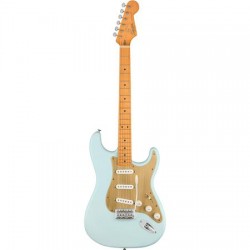 Fender 0379510572  Squier 40th Anniversary Stratocaster Electric Guitar, Vintage Edition - Satin Sonic Blue   