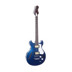 Harmony Standard Comet Electric Guitar, RW FB, Midnight Blue- COMETRMB