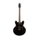 Heritage Standard H-535 Semi-Hollow Electric Guitar, Ebony- H535E