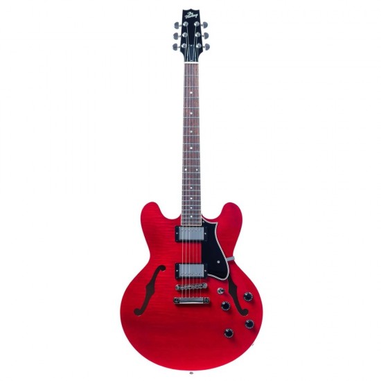 Heritage Standard H-535 Semi-Hollow Electric Guitar, Trans Cherry- H535TC