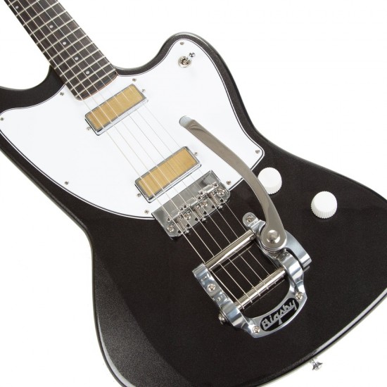 Harmony Standard Silhouette, Bigsby Electric Guitar, RW FB, Space Black-SILHRSBLK