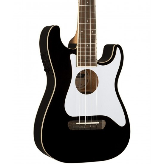 Fender Fullerton Tele Uke 0971653006 - Black without Bag