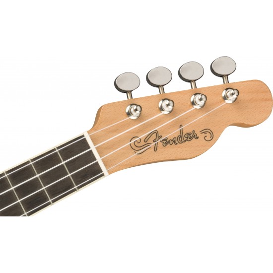 Fender Fullerton Tele Uke 0971653006 - Black without Bag