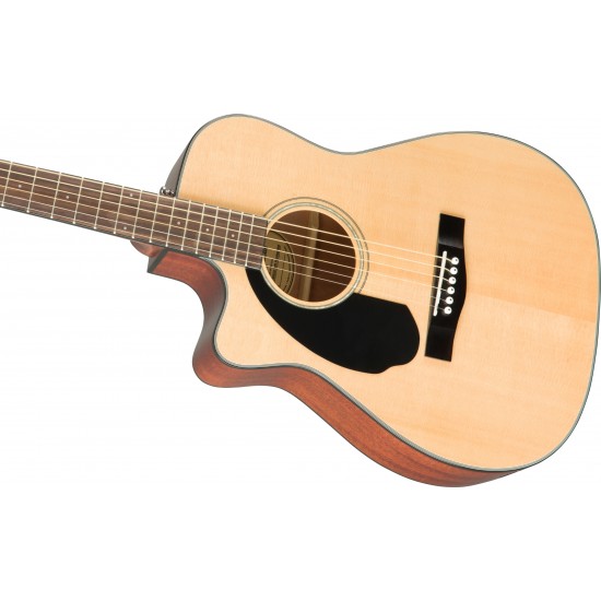 Fender CC-60SCE Concert Left Handed Acoustic Guitar - Natural 