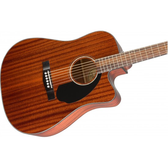 Fender 0970113022 CD-60SCE Dreadnought Cutaway Acoustic Guitar -All Mahogany