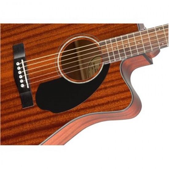 Fender 0970113022 CD-60SCE Dreadnought Cutaway Acoustic Guitar -All Mahogany