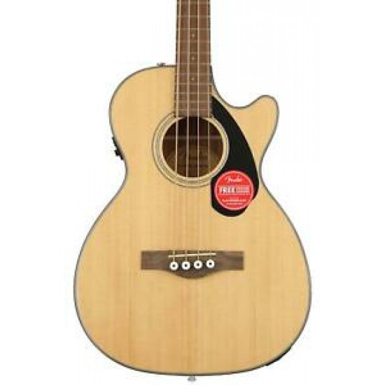 Fender CB-60SCE Concert Acoustic-Electric Bass Guitar - Natural