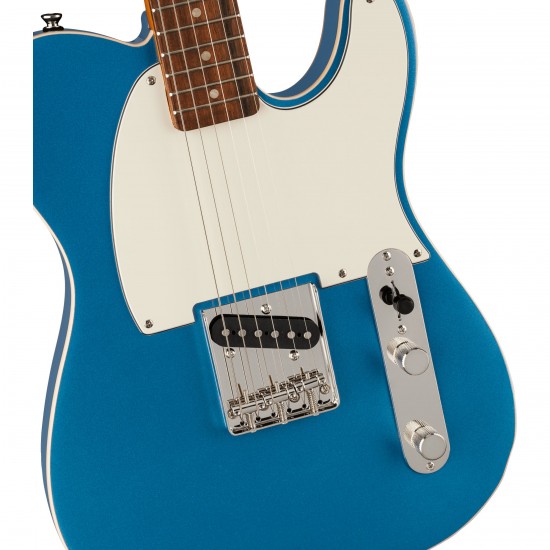 Fender Squier FSR Classic Vibe '60s Custom Esquire In Lake Placid Blue 0374043502 With Behringer TO800 Vintage Tube Overdrive Pedal Bundle