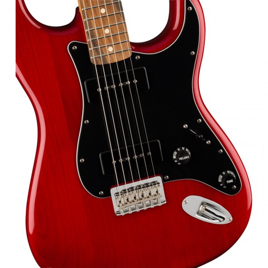 Fender Noventa Stratocaster Crimson Red Transparent With Pau Ferro Fingerboard