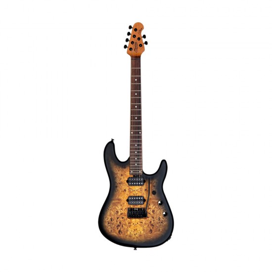 Sterling By Music Man Jason Richardson Signature Richardson6 Electric Guitar - Natural Poplar Burl Burst