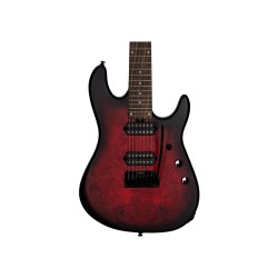 Sterling By Music Man 7-string Jason Richardson Signature Richardson7 Electric Guitar - Dark Scarlet Burst Satin