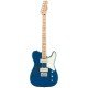 Fender Squier Paranormal Cabronita Telecaster Thinline in Lake Placid Blue Electric Guitar