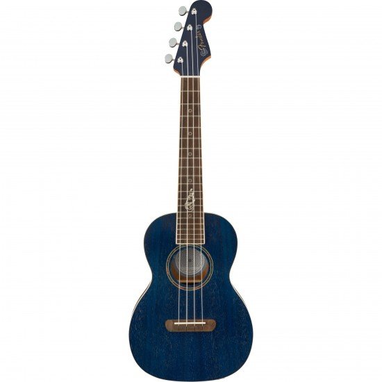 Fender Dhani Harrison Uke Walnut Fingerboard Sapphire Blue