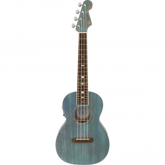 Fender Dhani Harrison Uke Walnut Fingerboard Turquoise