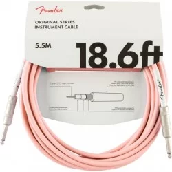 Fender Original Series Instrument Cable 18.6' in Shell Pink