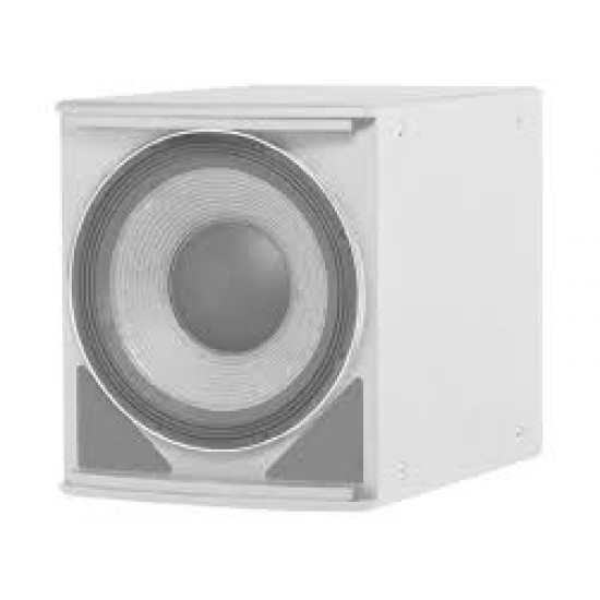 JBL ASB6112 Compact High Power Single 12" Subwoofer- White