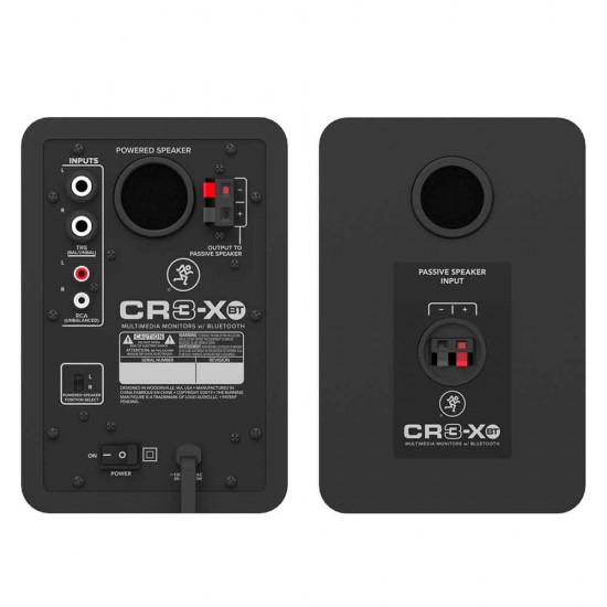 Mackie CR3-XBT 3 inch Multimedia Monitors with Bluetooth