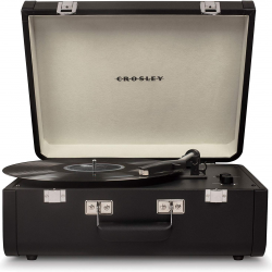 Crosley Portfolio Portable Turntable with Bluetooth Black