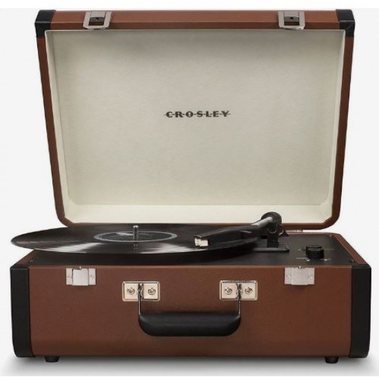 Crosley Portfolio Portable Turntable with Bluetooth -Brown_x000D_