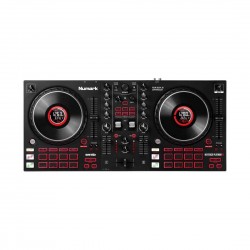 Numark Mixtrack Platinum FX 4-Deck Advanced DJ Controller with Jog Wheel Displays and Effects Paddles