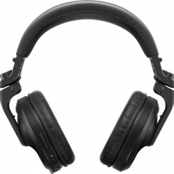 Pioneer HDJ-X5BT-K Over-ear DJ Headphones with Bluetooth Wireless Technology - Metallic Black
