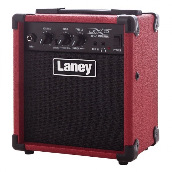 Laney LX10 RED 10W Guitar Combo Amplifier (Red)