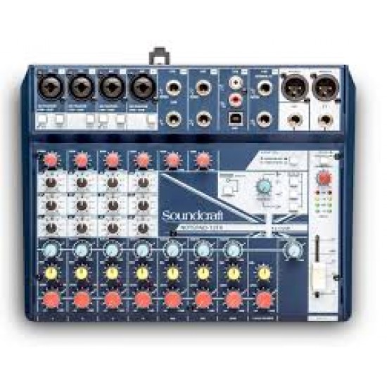 Soundcraft Notepad-12FX Small-format Analog Mixing Console with USB I/O and Lexicon Effects