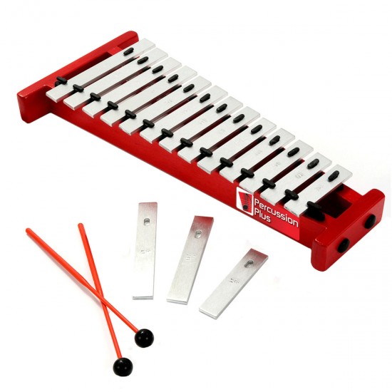 Percussion Plus Classic Red Box glockenspiel soprano diatonic PP001