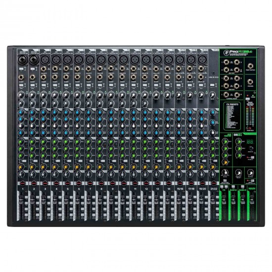 Mackie ProFX22v3 - 22 Channel 4-bus Professional Effects Mixer with USB