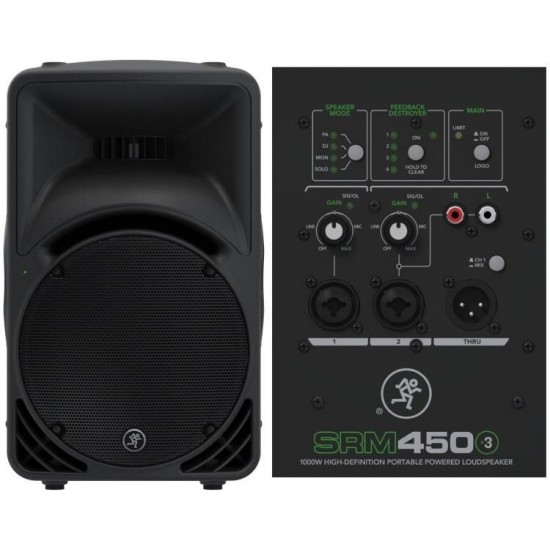 Mackie SRM450v3 1000W 12 inch Powered Speaker