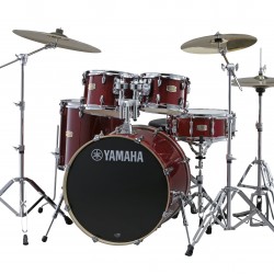 Yamaha SBP2F5CR Stage Custom Birch Drum Kit Cranberry Red Full Drum (Without Hardware)