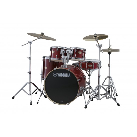 Yamaha SBP2F5CR Stage Custom Birch Drum Kit Cranberry Red Full Drum (Without Hardware)