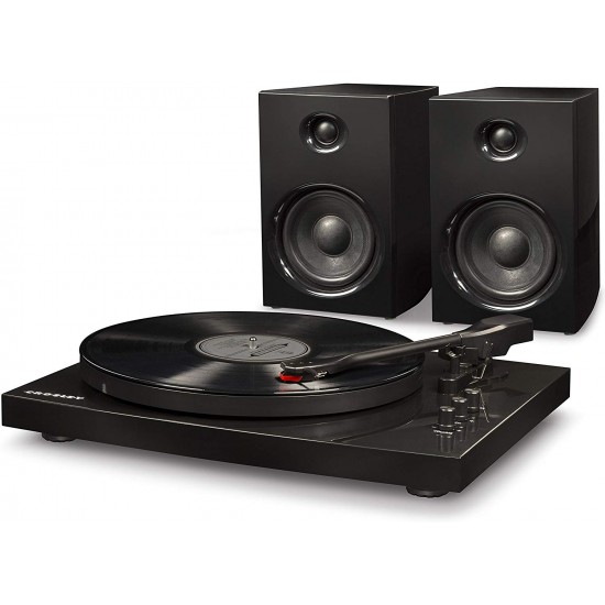 Crosley T100 Turntable System Black