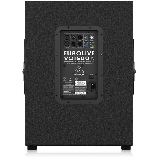 Behringer VQ1500D 500W 15 inch Powered Subwoofer Behringer VQ1500D 500W 15 inch Powered Subwoofer