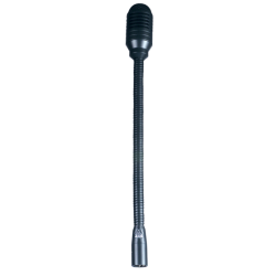 AKG PA/Paging gooseneck mic with rugged, all-metal body. No phantom power needed. 3m cable