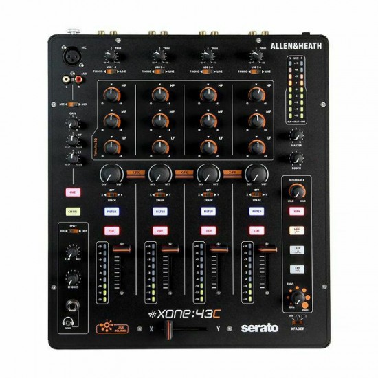 Allen & Heath Xone:43C 4-channel DJ Mixer with Soundcard Allen & Heath Xone:43C 4-channel DJ Mixer with Soundcard