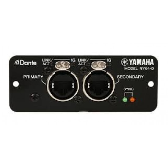 Yamaha NY64-D Expansion Card For Tf Series Consoles Yamaha NY64-D Expansion Card For Tf Series Consoles