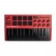 Akai Mpk Mini Mk3 Keyboard Controller In Red