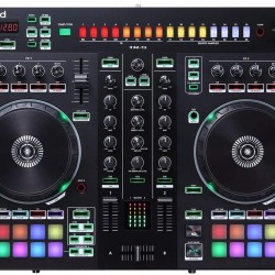 Roland DJ-505 2-deck Serato DJ Controller with Drum Machine